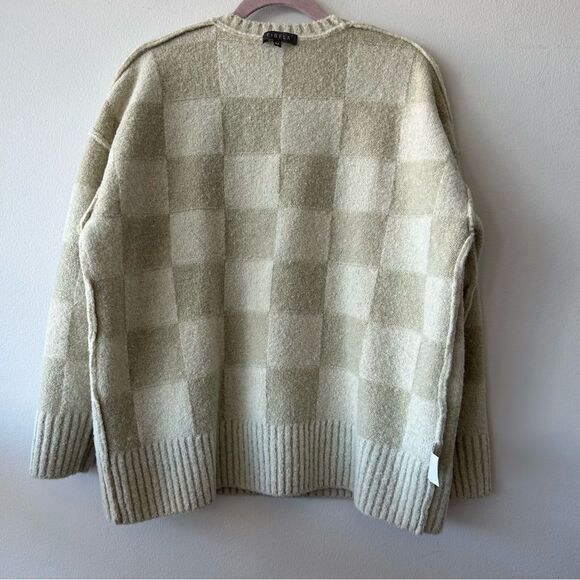 NWOT FIBFLX Conscious Fashion Textured Printed Knit Sweater - Picture 11 of 13